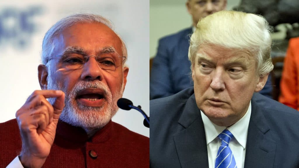 Modi and trump phone conversation