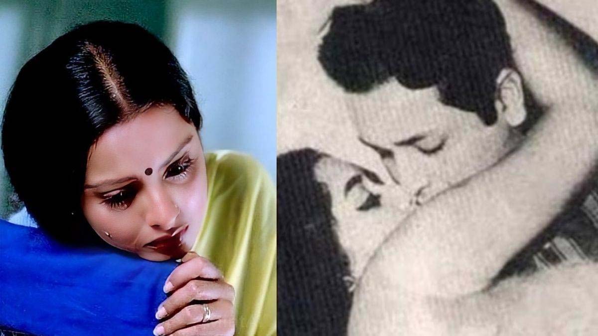 Rekha Biswajit Kiss Scene